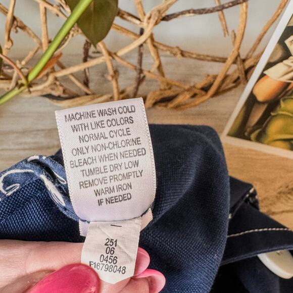 Libertine for Target, Navy Trench Coat/Jacket w/ Oversized Buttons-Women’s Small - Picture 9 of 9